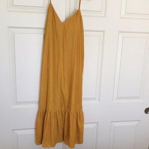Velvet camisole dress